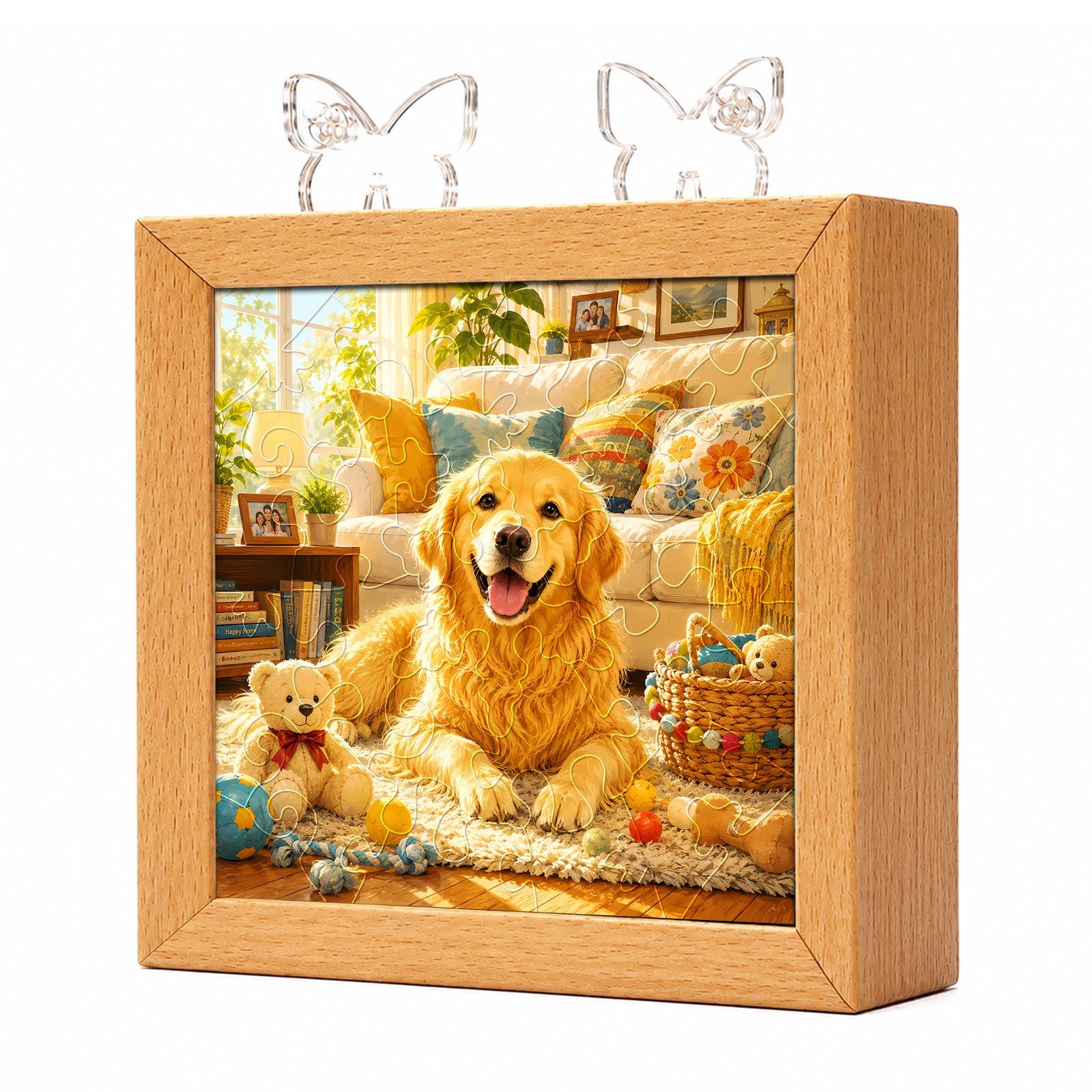 kaayee-night-light-golden-sunshine-acryl-puzzle-nachtlicht image 1
