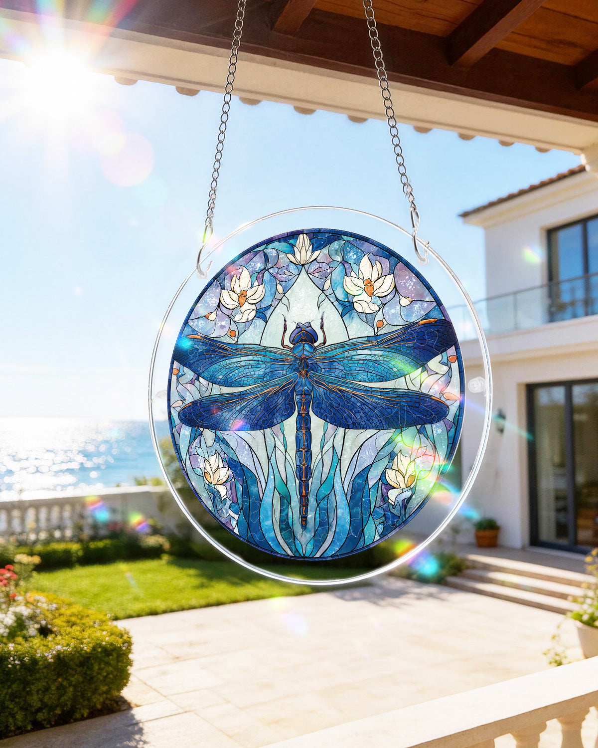 kaayee-moonlit-dragonfly-suncatcher-puzzle-libelle-20-8-cm image 6