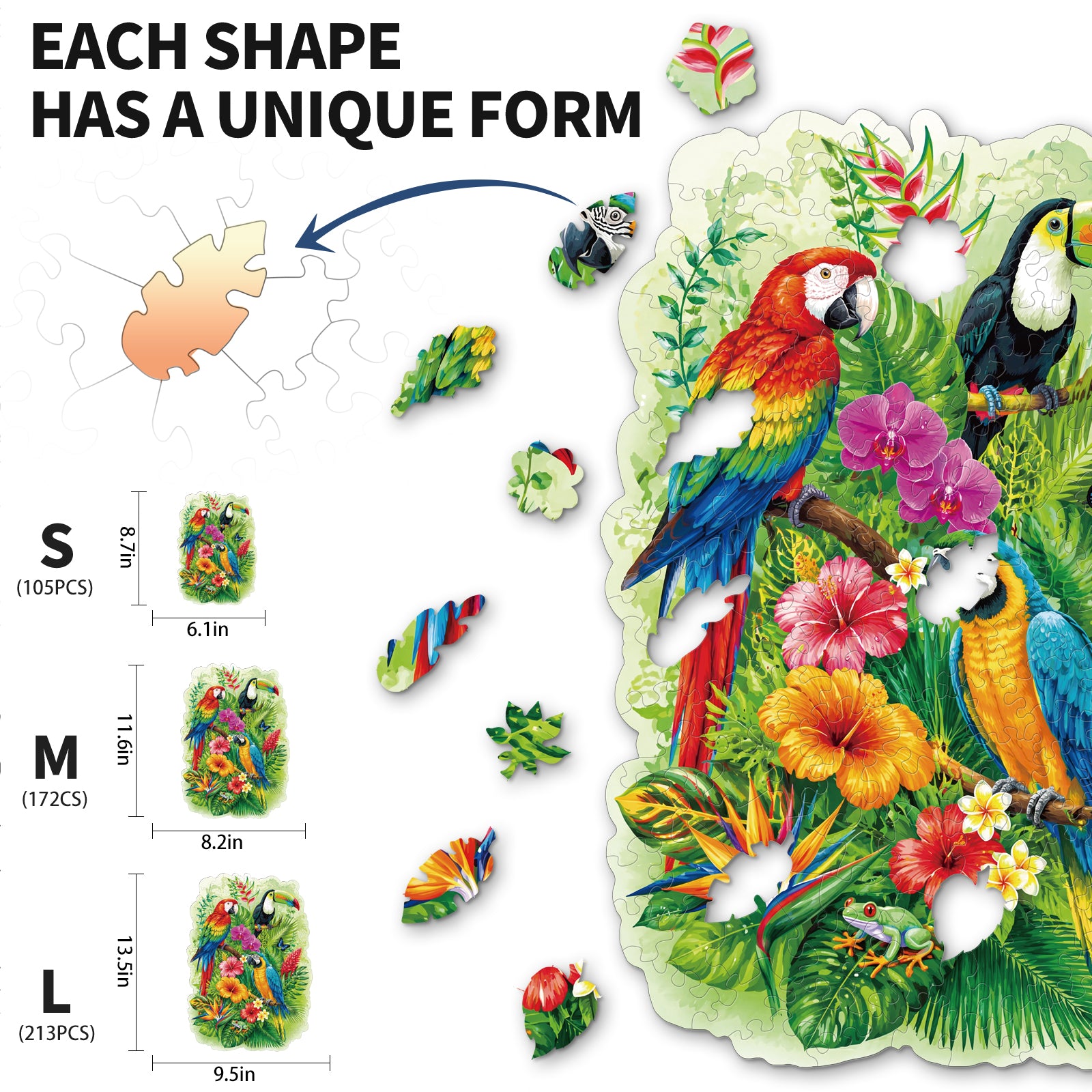 kaayee-tropical-rainforest-blooms-holzpuzzle-medium-blumen image 3