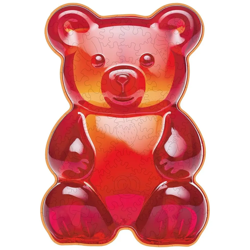 kaayee-wooden-puzzle-gummy-bear-holzpuzzle-small-110-teile image 1