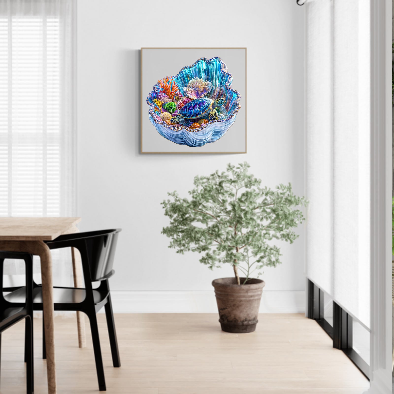 jigfoxy-seashell-ocean-holzpuzzle-s-85-teile-meer image 2