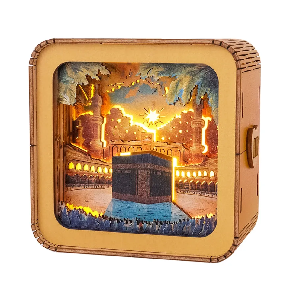 kaayee-night-light-holy-makkah-nachtlicht-kaaba-solo image 1
