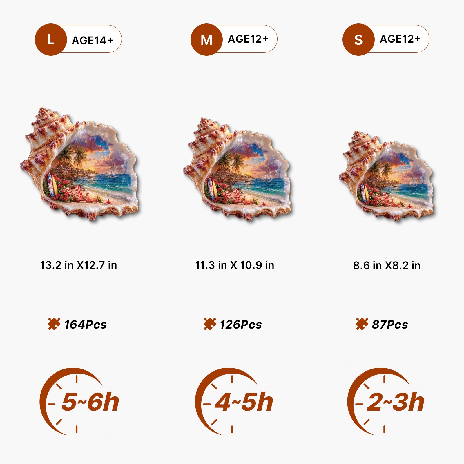 kaayee-wooden-shell-coast-dream-holzpuzzle-medium image 5