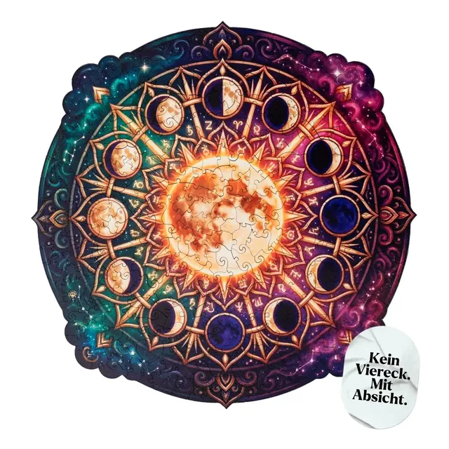 magicholz-holzpuzzle-mondphasen-mandala-350-teile-level-3 image 1