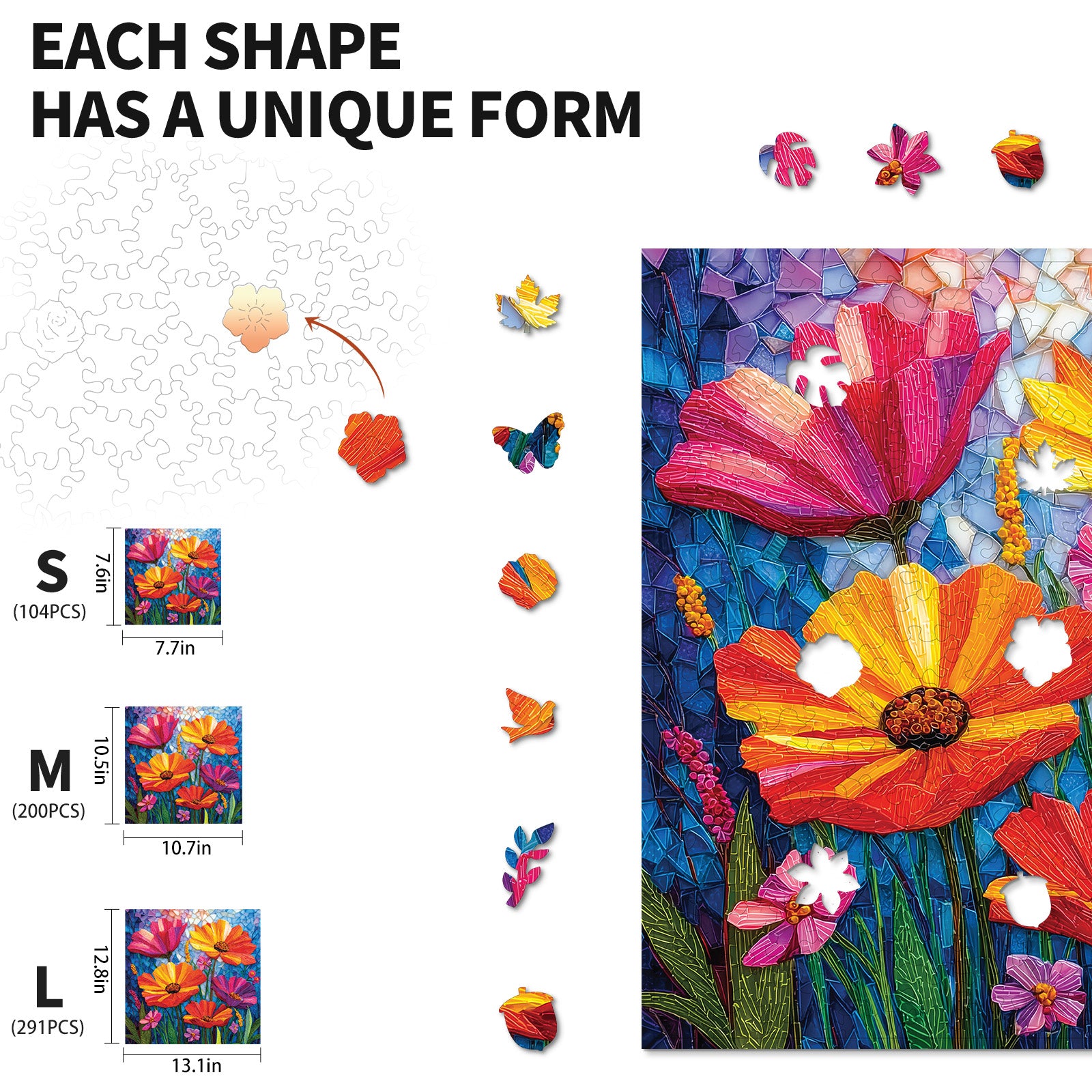 kaayee-wooden-puzzle-sunlit-blooms-holzpuzzle-medium image 3