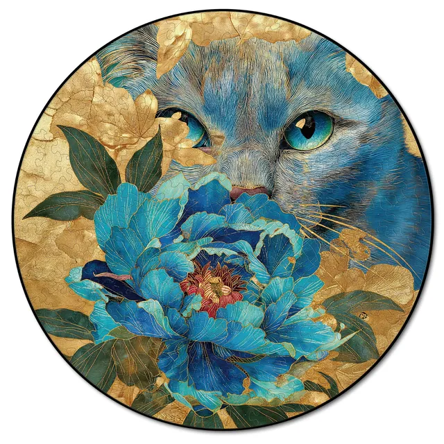 kaayee-gaze-among-blossoms-holzpuzzle-medium-blumen image 1