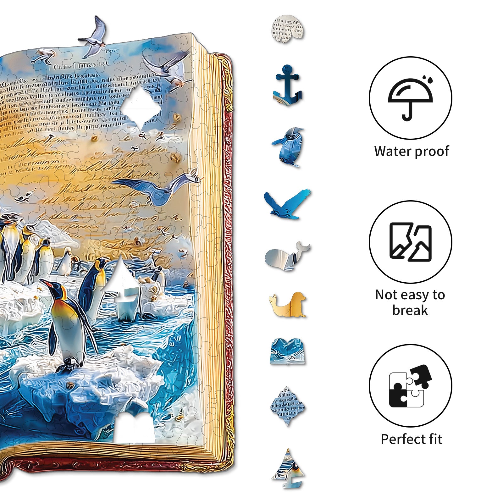 kaayee-wooden-puzzle-penguins-frozen-tale-holzpuzzle-medium-pinguin image 2