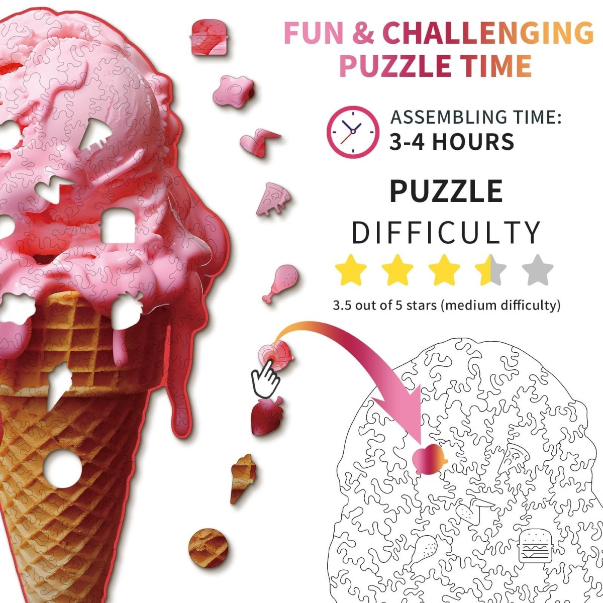 kaayee-wooden-puzzle-ice-cream-holzpuzzle-small-eis image 4