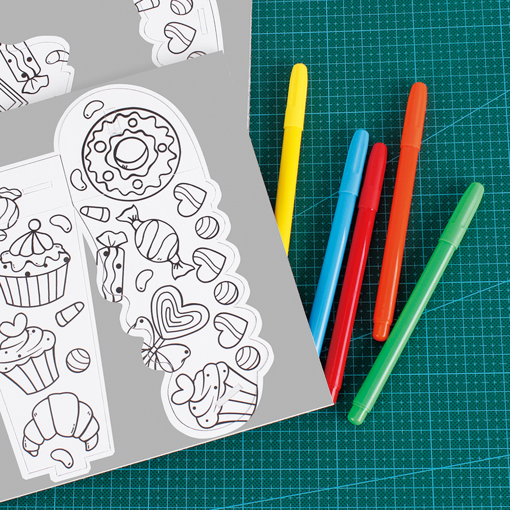 cubic-fun-coloring-p697h-krokodil-3d-puzzle-zum-ausmalen image 3