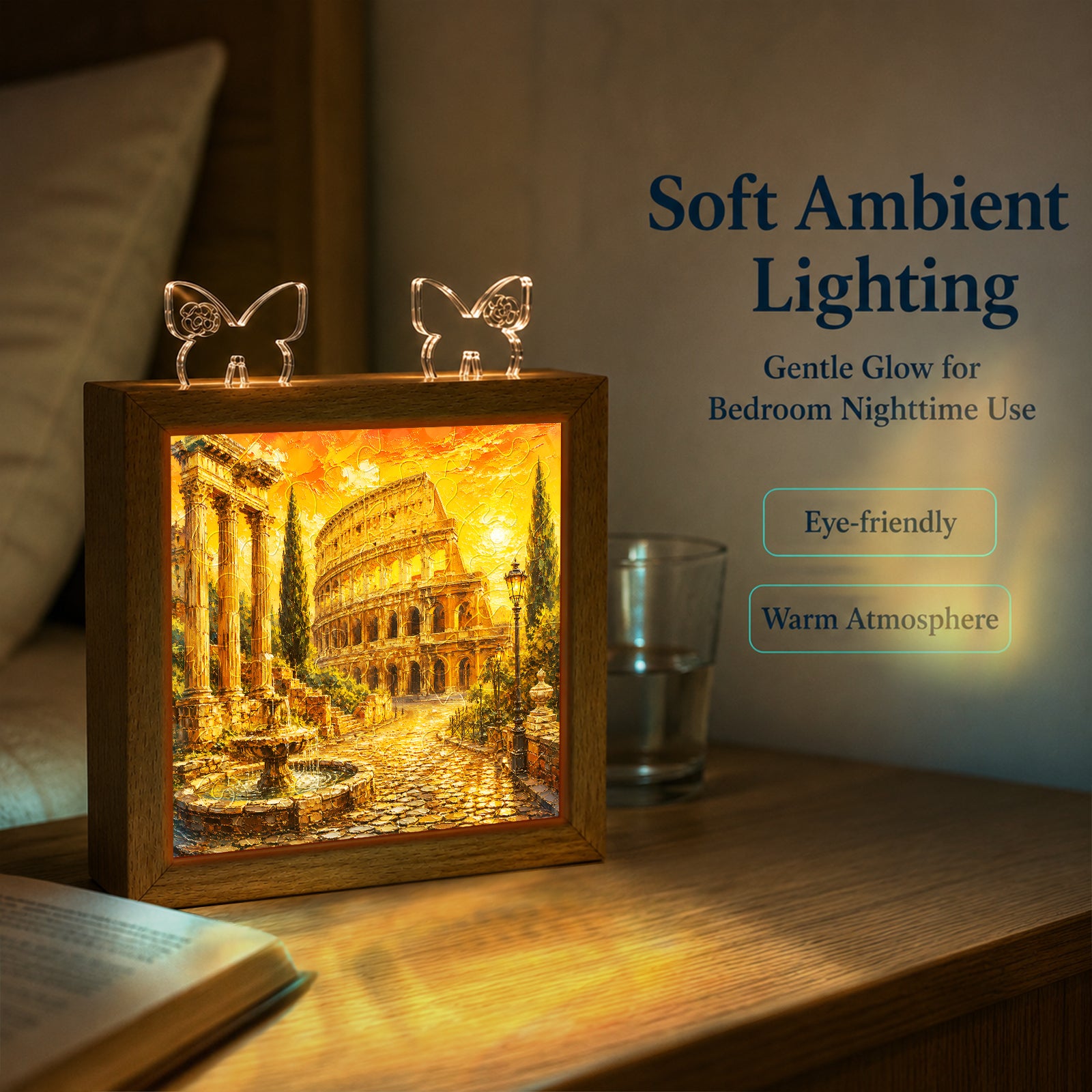 kaayee-night-light-roman-sunset-nachtlicht-holzrahmen-led image 5