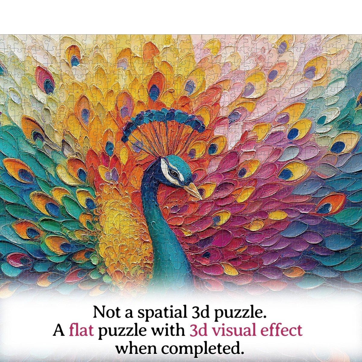 kaayee-cardboard-puzzle-peacock-1000-teile-eco-white-board image 7