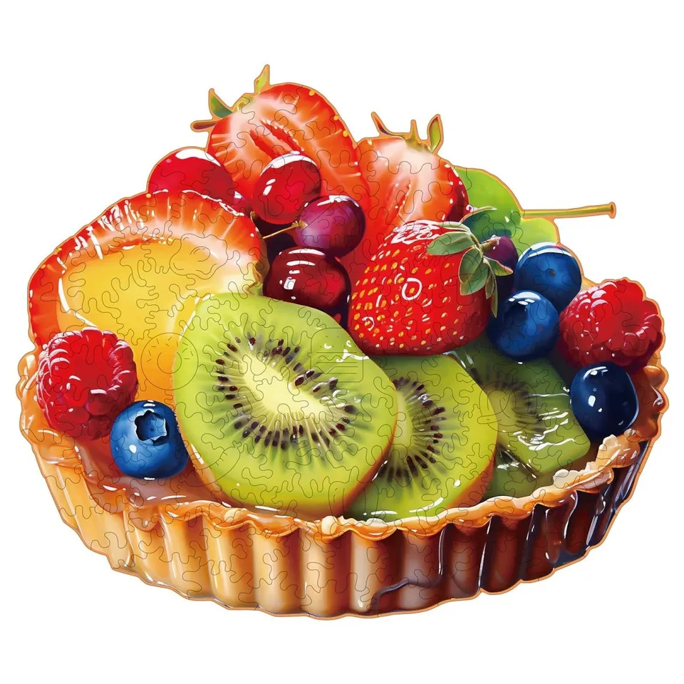 kaayee-wooden-puzzle-fruit-pie-holzpuzzle-small-110-teile image 1