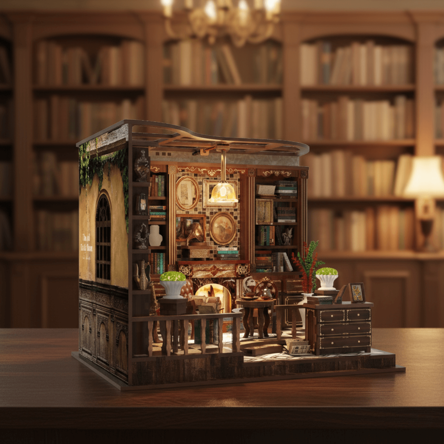 magicholz-the-old-study-room-book-nook-248-teile-bibliothek image 1