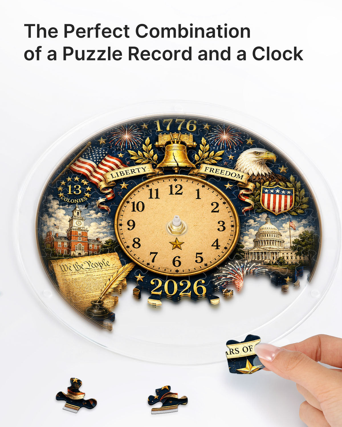 kaayee-clock-kit-250th-anniversary-acryl-puzzle-wanduhr-regular-size image 2