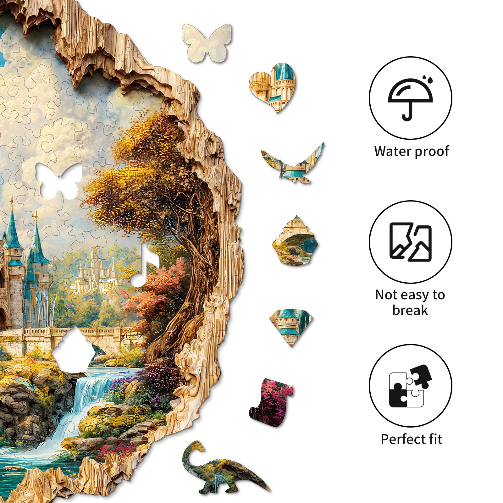 kaayee-whispering-castle-holzpuzzle-medium-schloss image 2