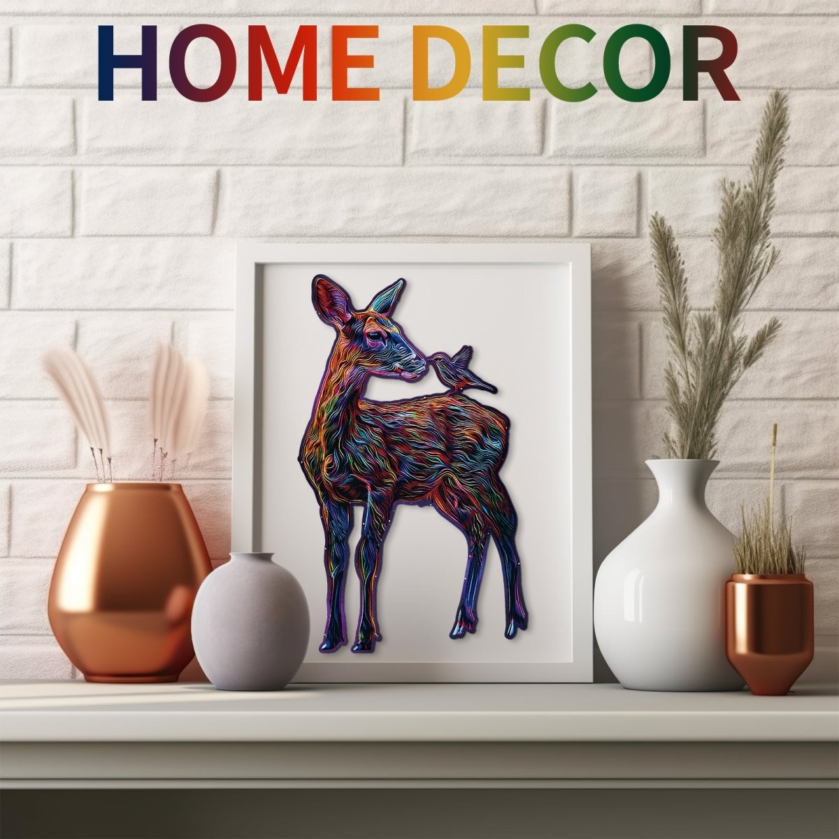 kaayee-wooden-puzzle-colorful-deer-holzpuzzle-medium-hirsch image 7