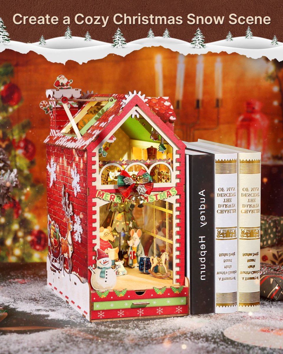 kaayee-book-nook-kit-colorful-christmas-3d-puzzle-holz image 7