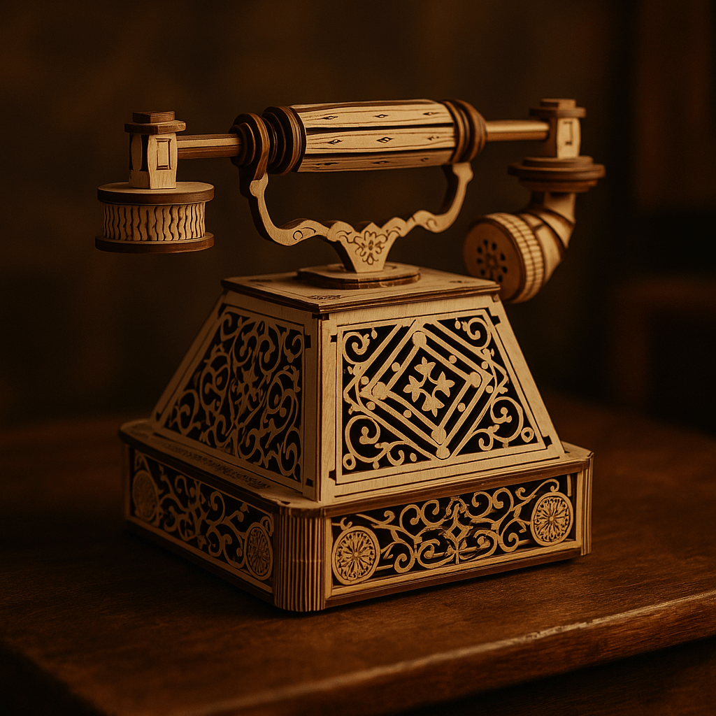 magicholz-mechanischer-bausatz-retro-telephone-holztelefon image 5