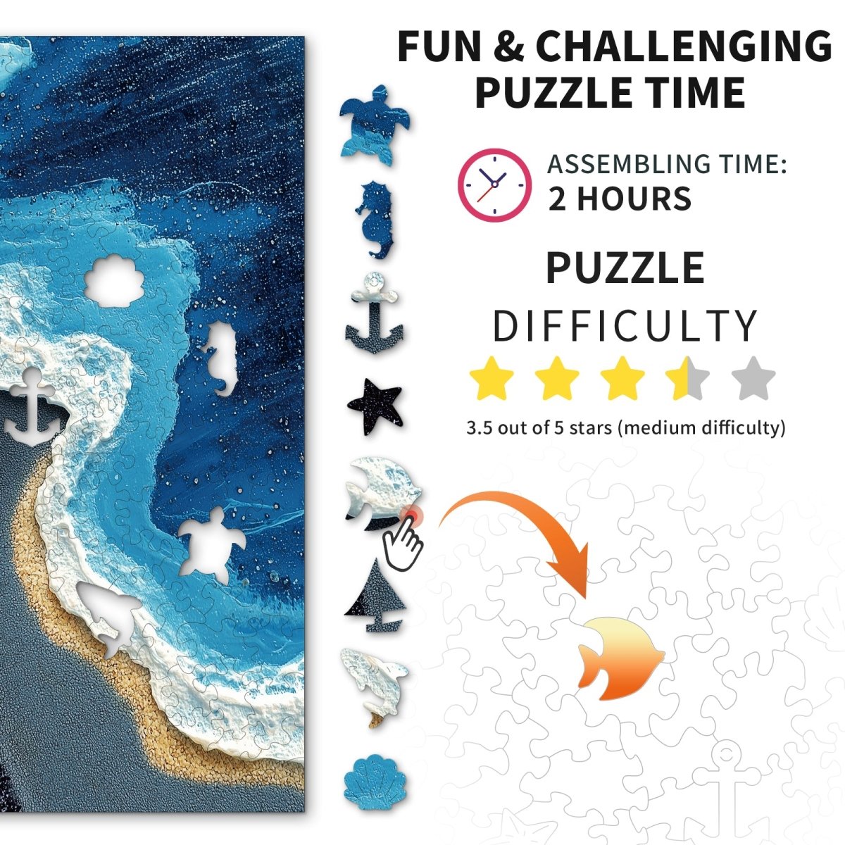 kaayee-wooden-puzzle-beyond-the-waves-holzpuzzle-medium-welle image 3