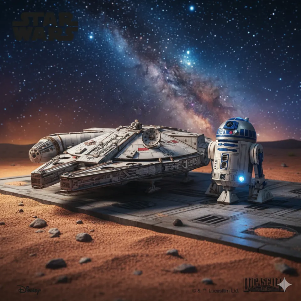 magicholz-mission-rebellion-r2-d2-falcon-holzbausatz-set image 1