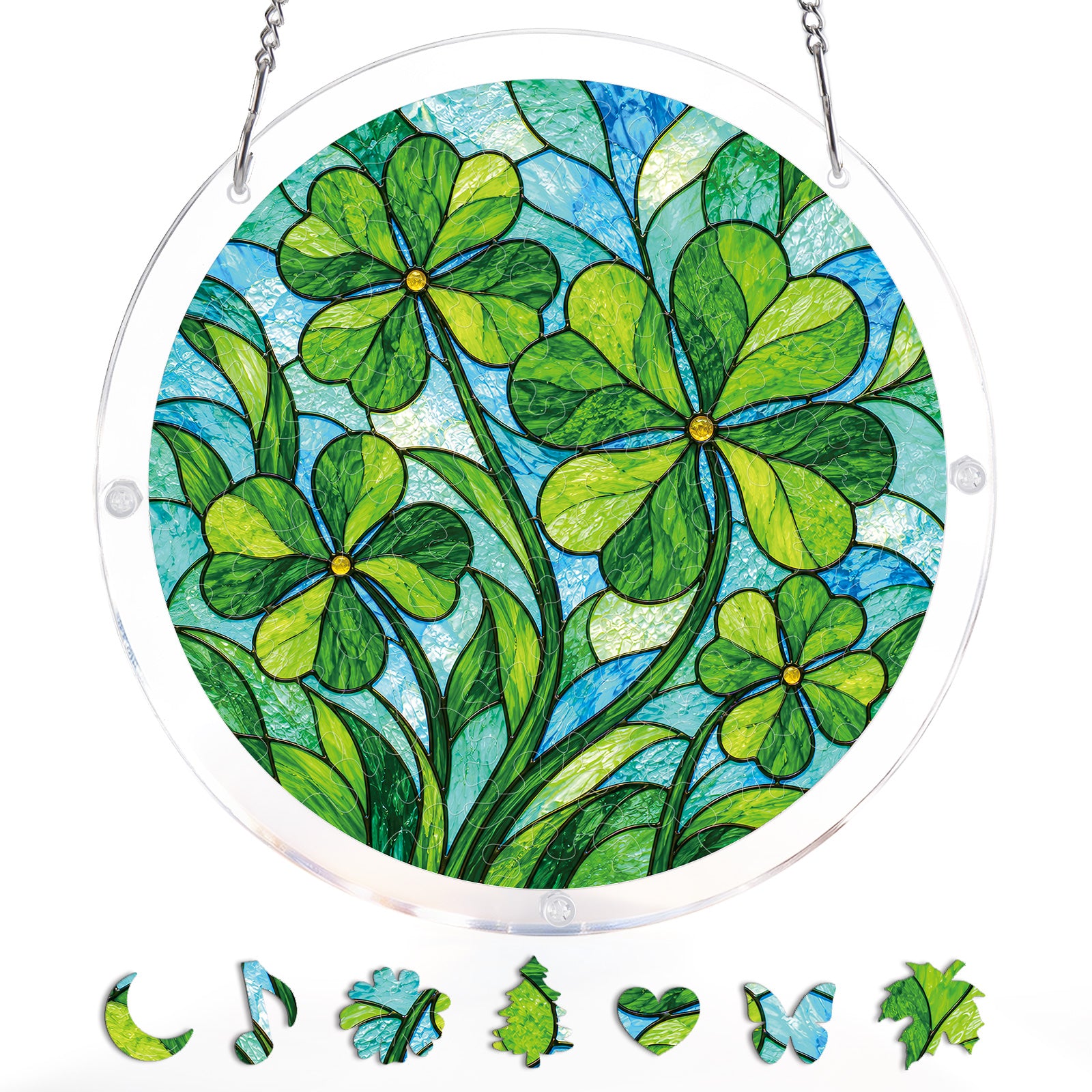 kaayee-lucky-clover-suncatcher-kleeblatt-medium image 3