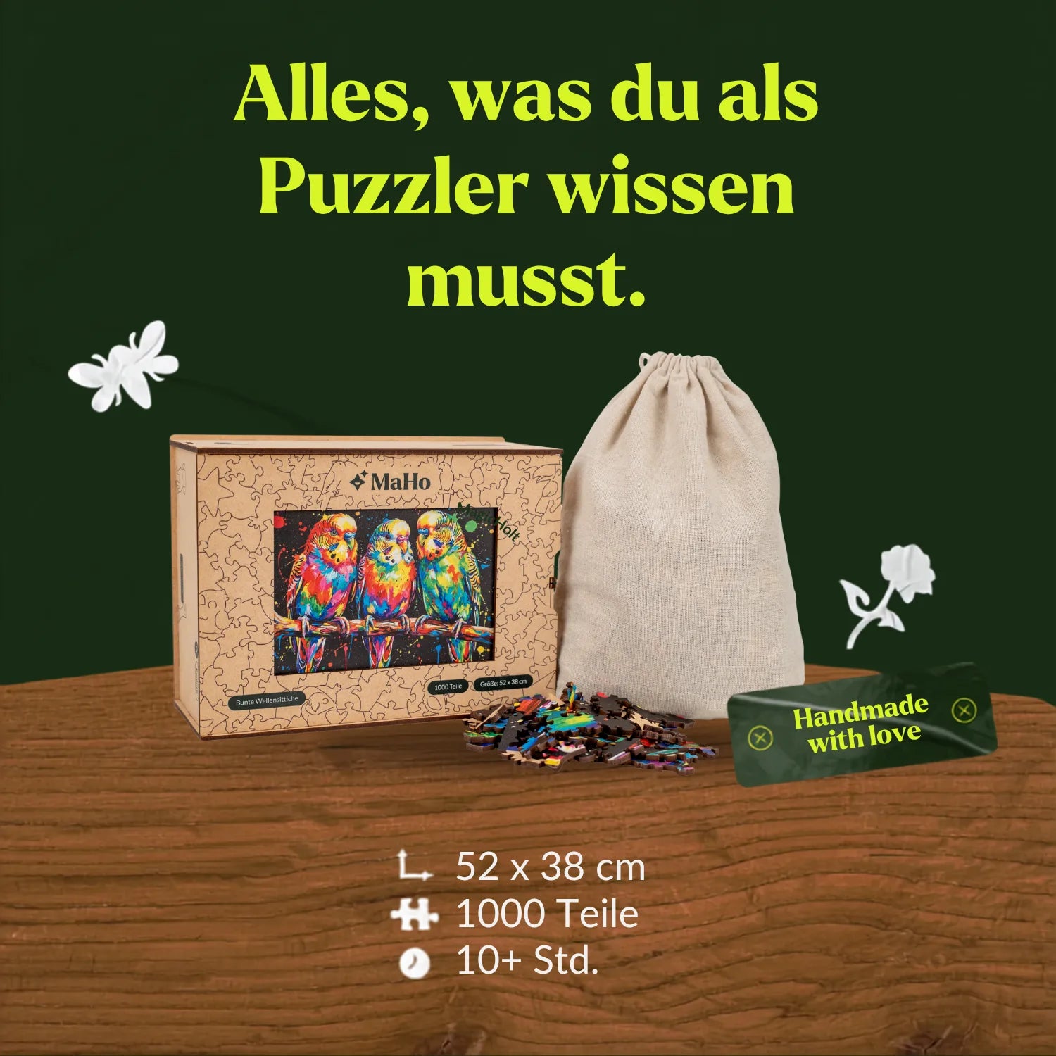 magicholz-holzpuzzle-bunte-wellensittiche-1000-teile-tiermotiv image 6