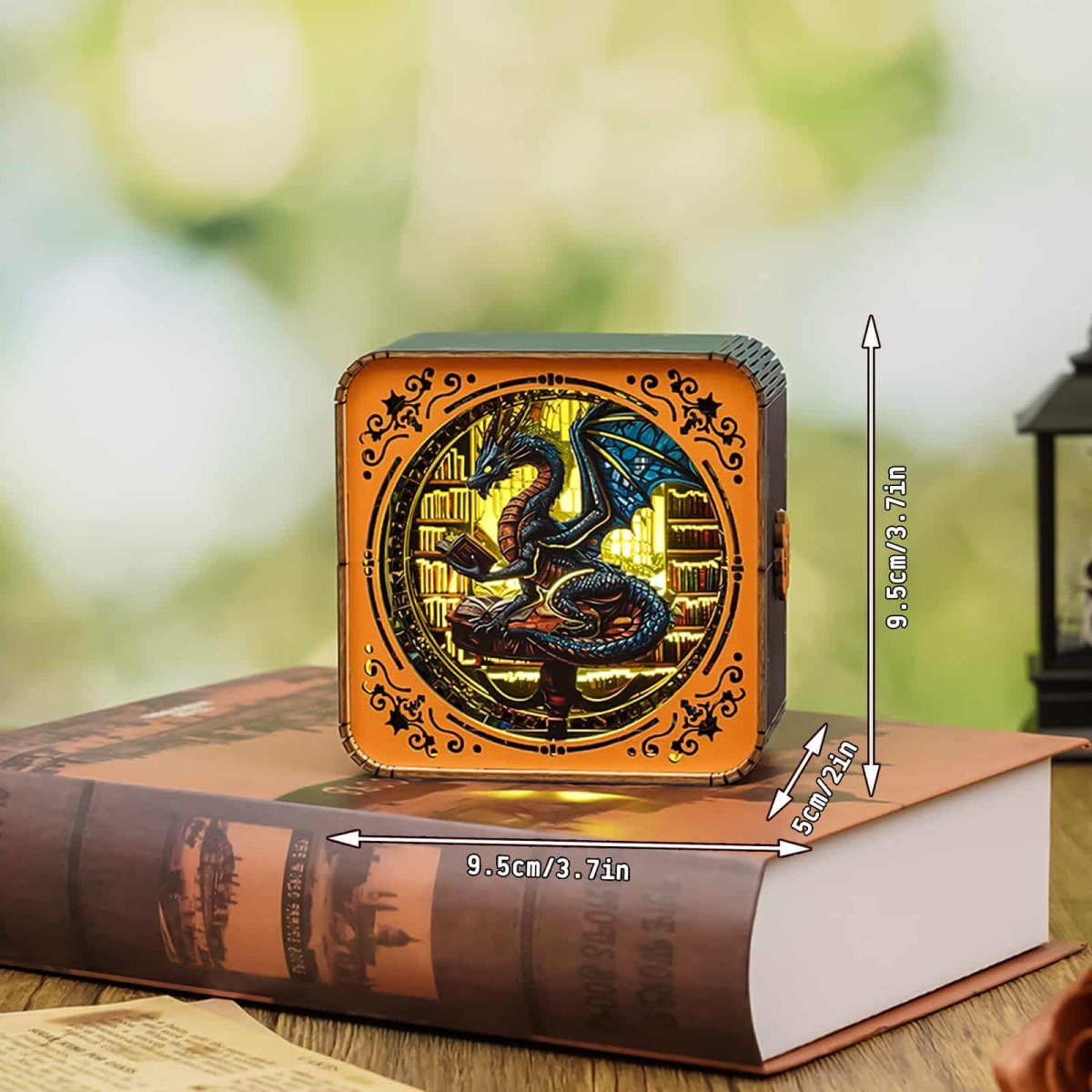 kaayee-night-light-library-dragon-holz-nachtlicht-usb image 7