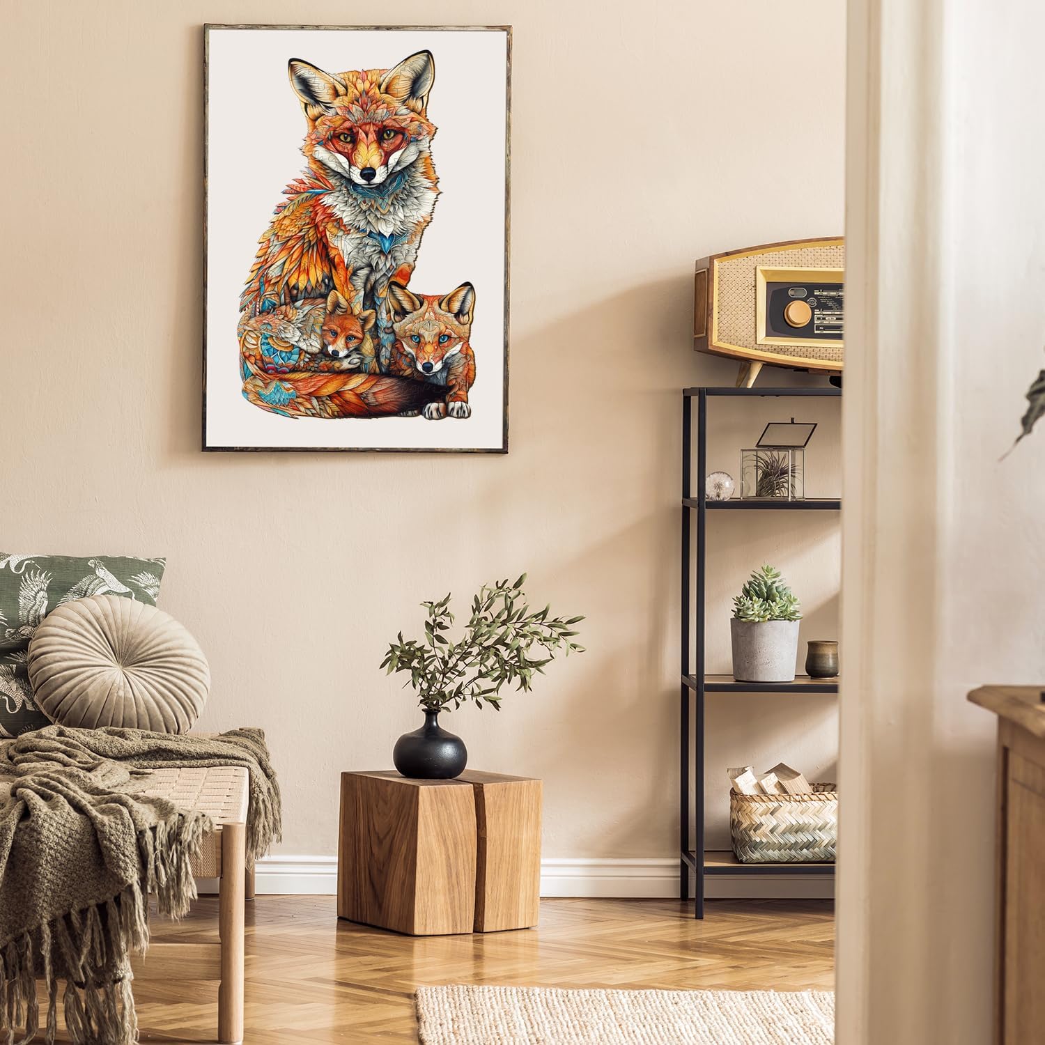 jigfoxy-fox-family-holzpuzzle-s-100-teile-f-chse image 3