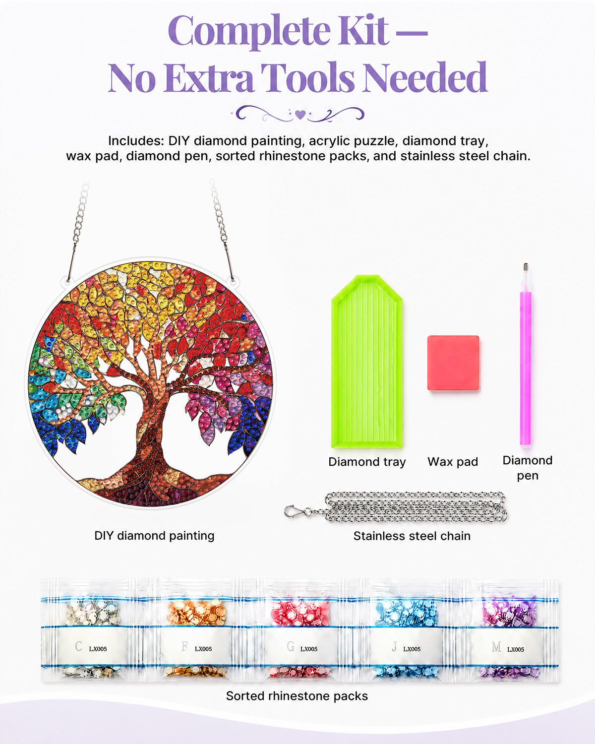 kaayee-suncatcher-puzzle-rainbow-tree-of-life-fensterbild image 5