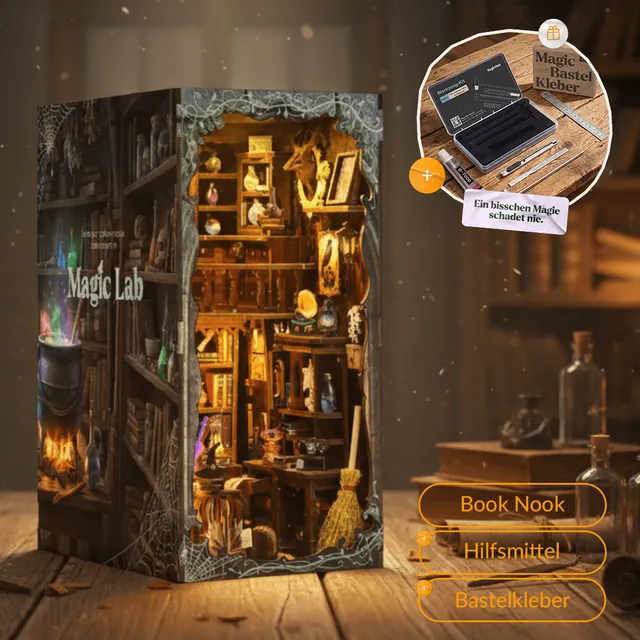 magicholz-book-nook-magisches-labor-muttertags-geschenk-set image 1