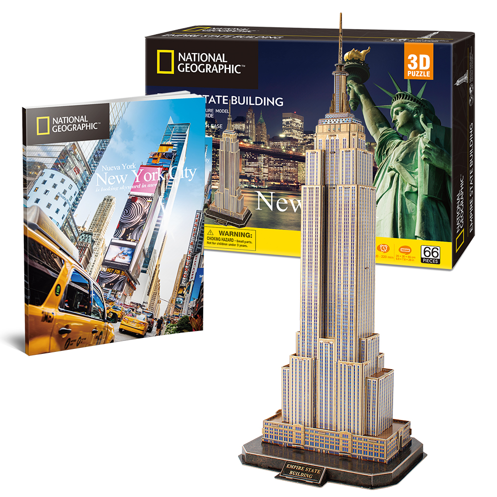 cubicfun-city-traveller-ds0977h-empire-state-building-puzzle image 1
