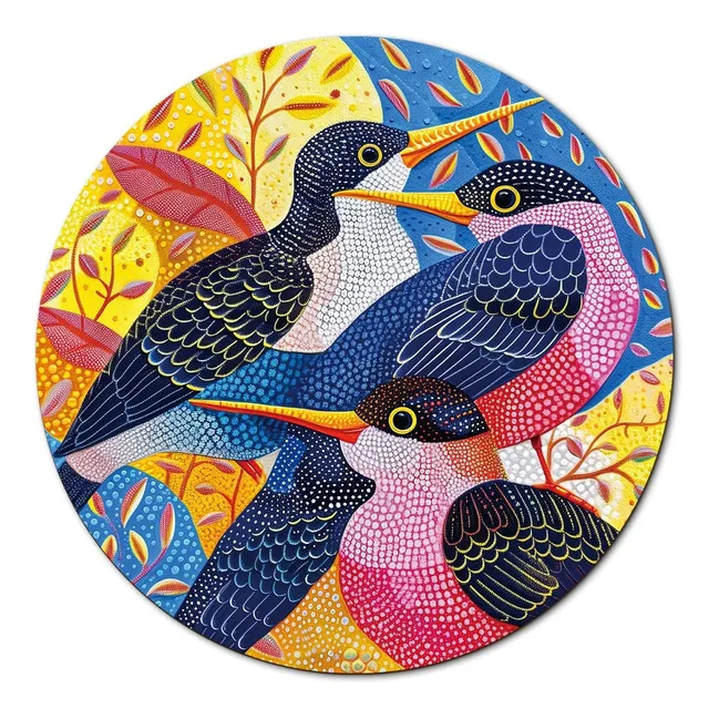 kaayee-cardboard-puzzle-birdsong-in-bloom-1000-teile-v-gel image 1