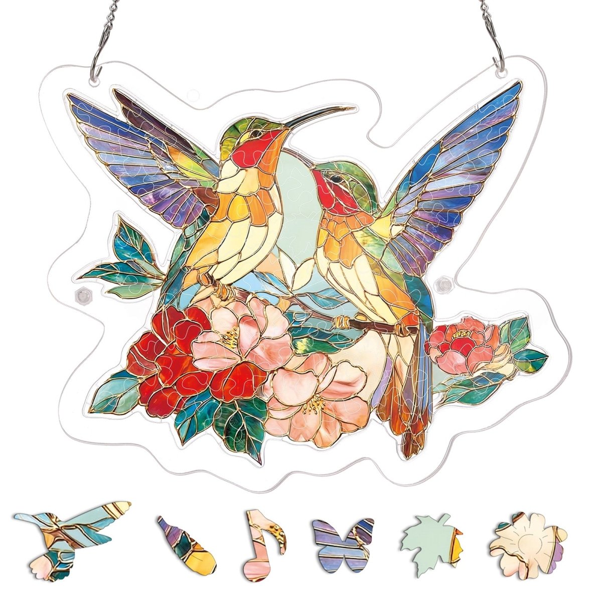 kaayee-suncatcher-puzzle-two-birds-of-spring-acryl-medium image 3