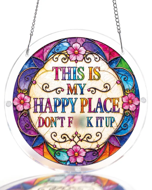 kaayee-suncatcher-puzzle-happy-place-fensterbild-small-acryl image 1