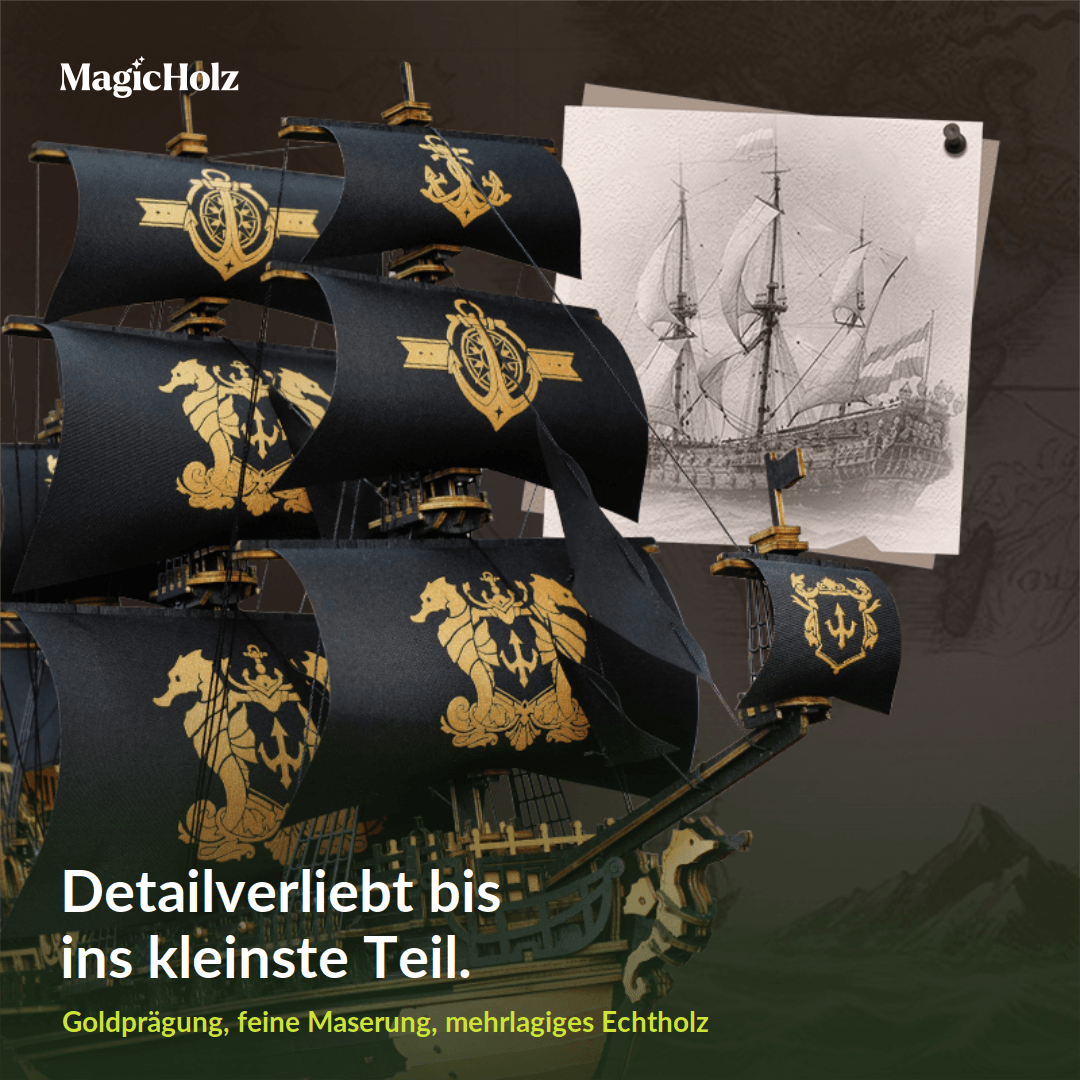 magicholz-mechanischer-bausatz-seahorse-barque-piratenschiff-holz image 6