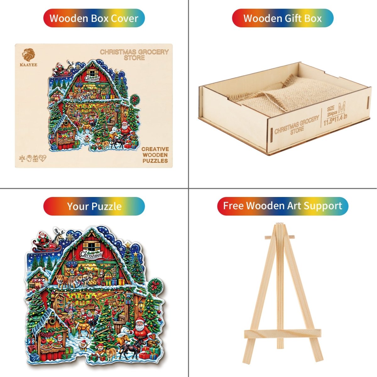 kaayee-christmas-grocery-store-wooden-puzzle-medium image 3