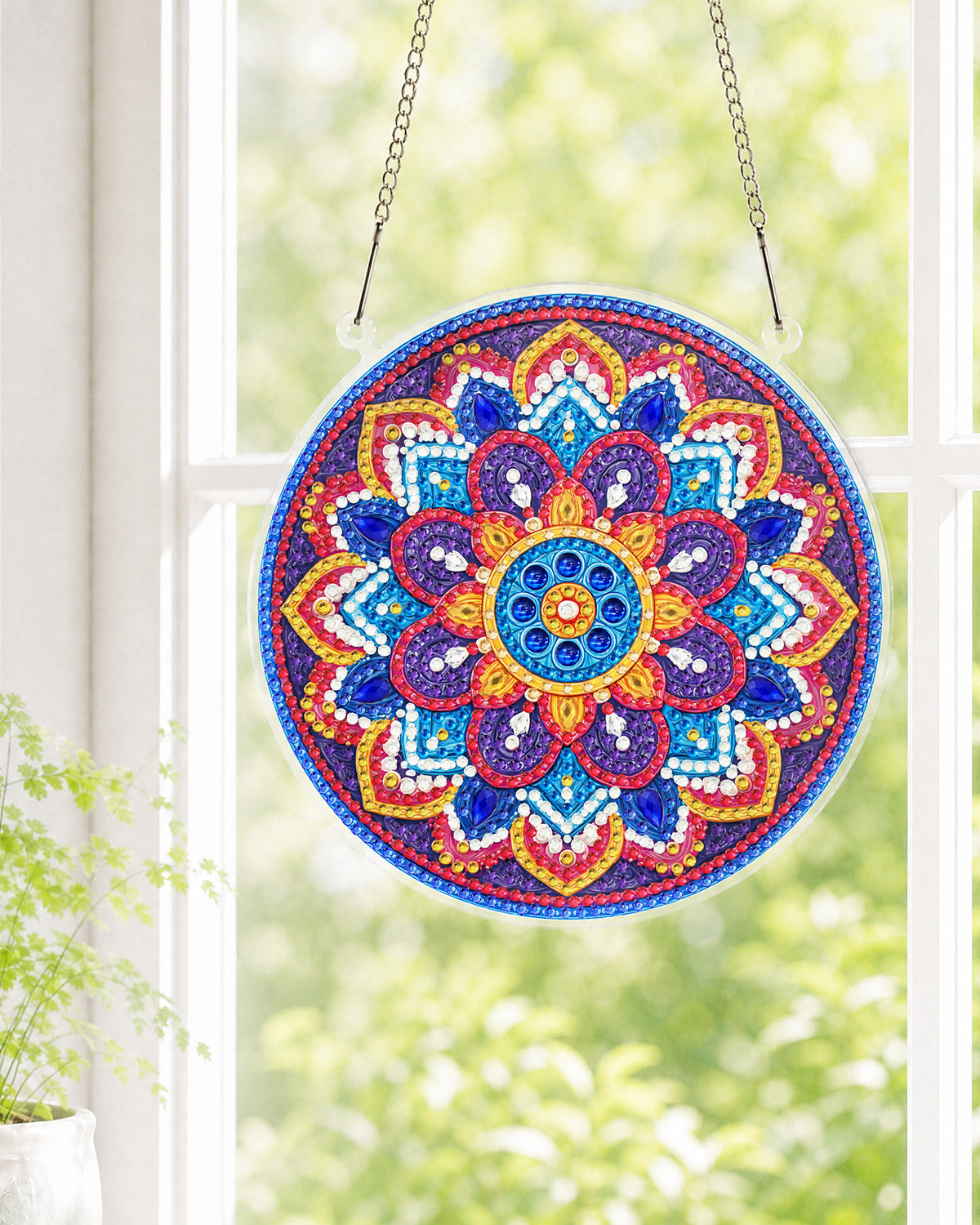 kaayee-suncatcher-puzzle-radiant-mandala-diamond-art-set image 2