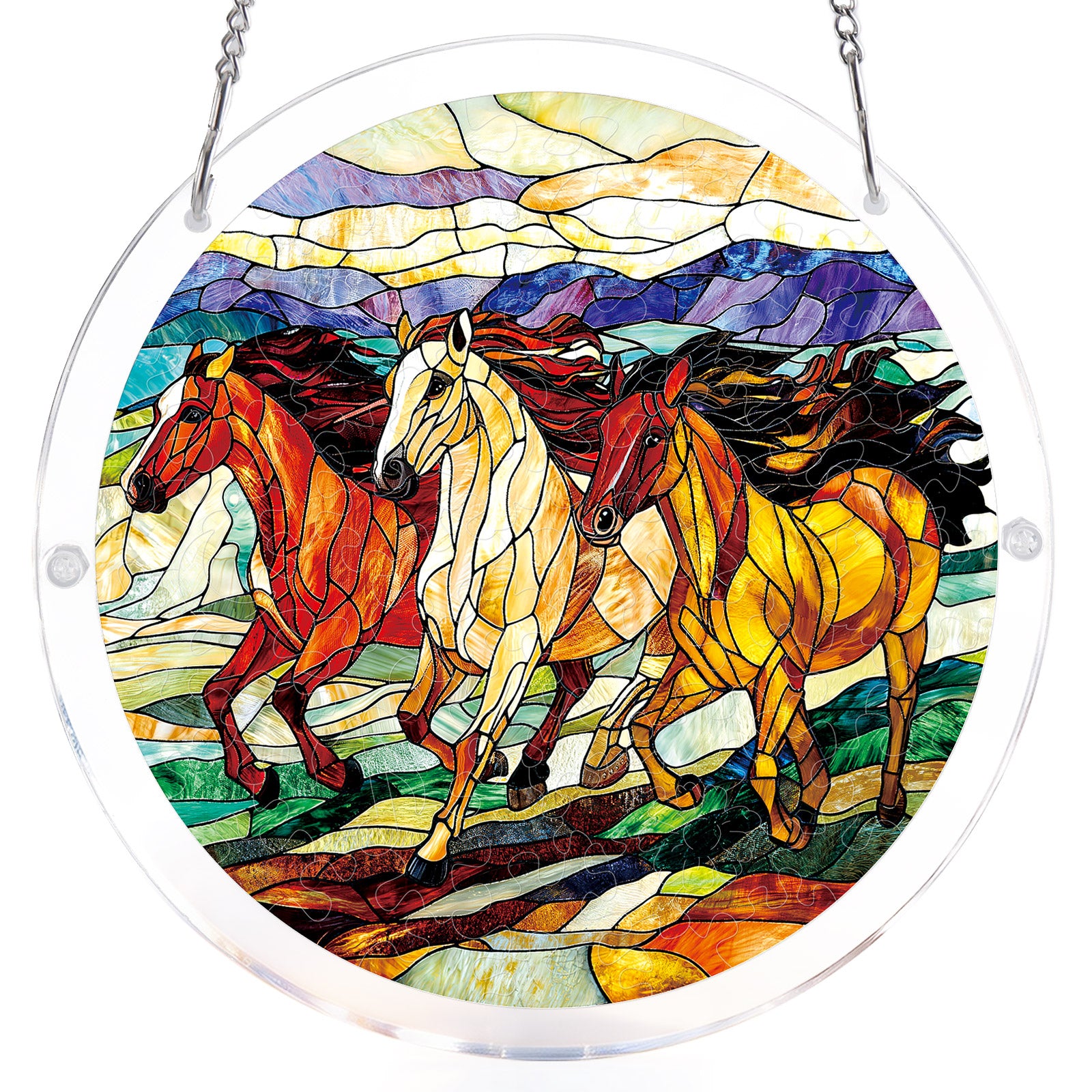 kaayee-wild-gallop-suncatcher-fensterbild-large-pferde image 7