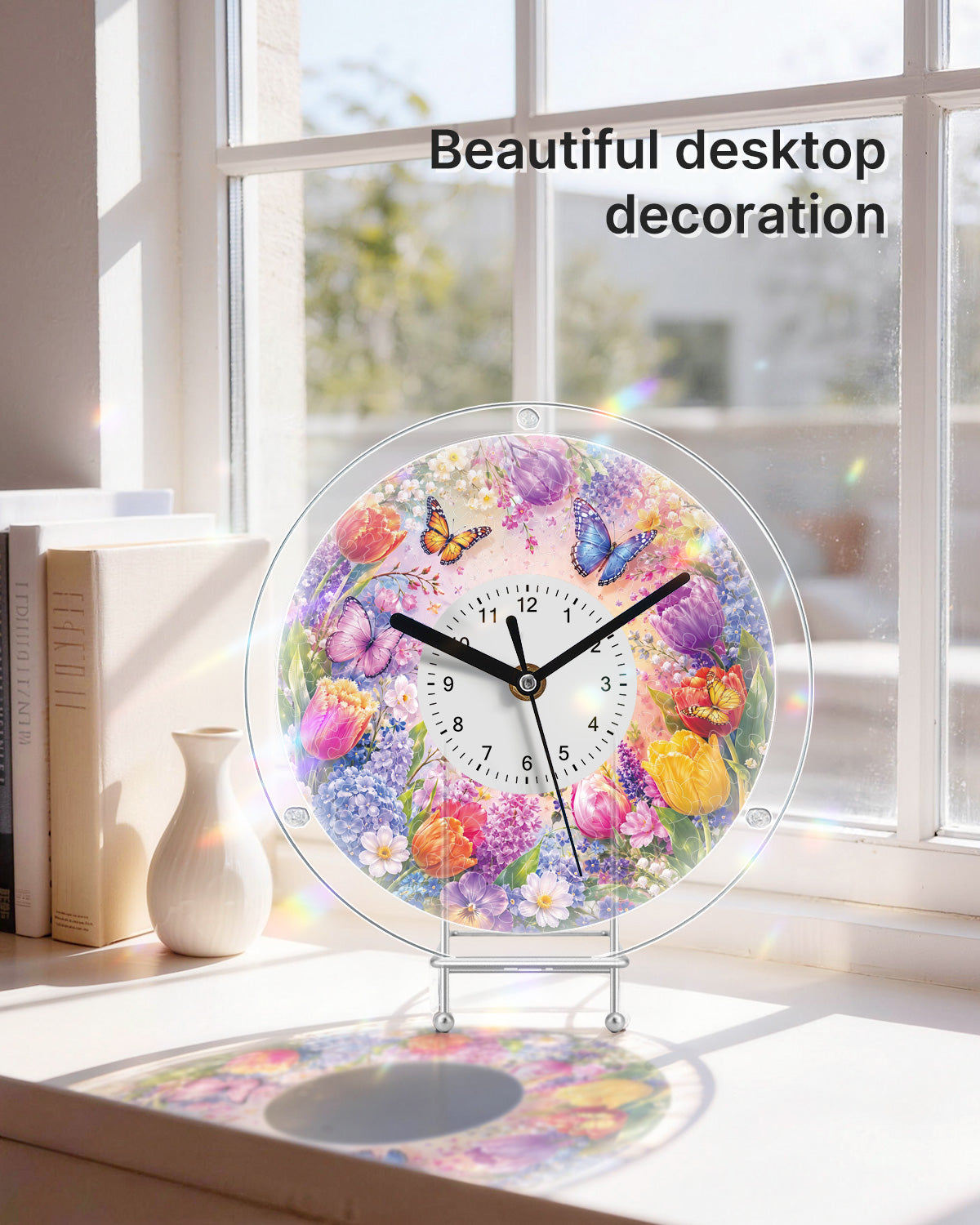 kaayee-clock-kit-tulips-of-spring-puzzle-uhr-regular-acryl image 5