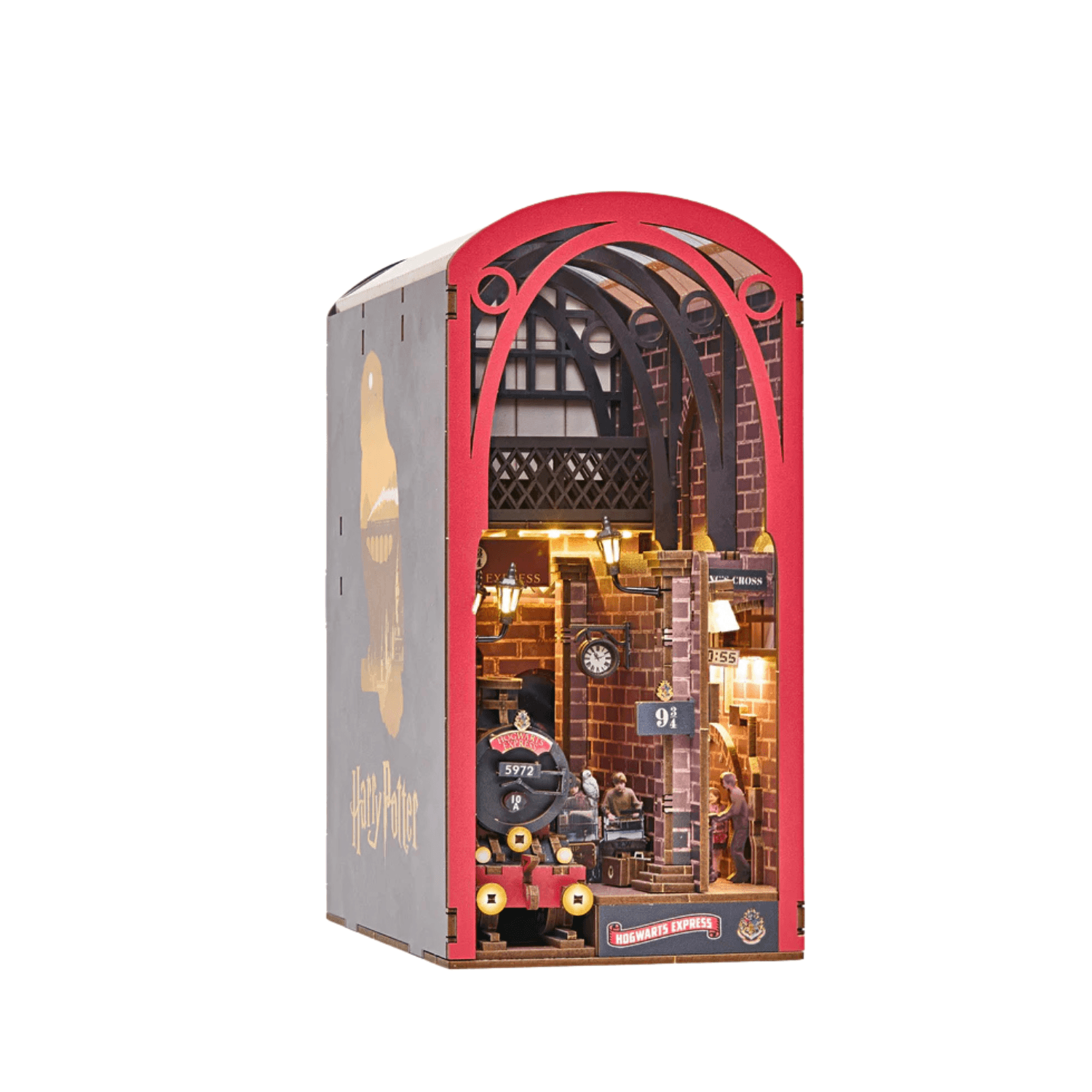 magicholz-3d-puzzle-hogwarts-express-harry-potter-book-nook-led image 3