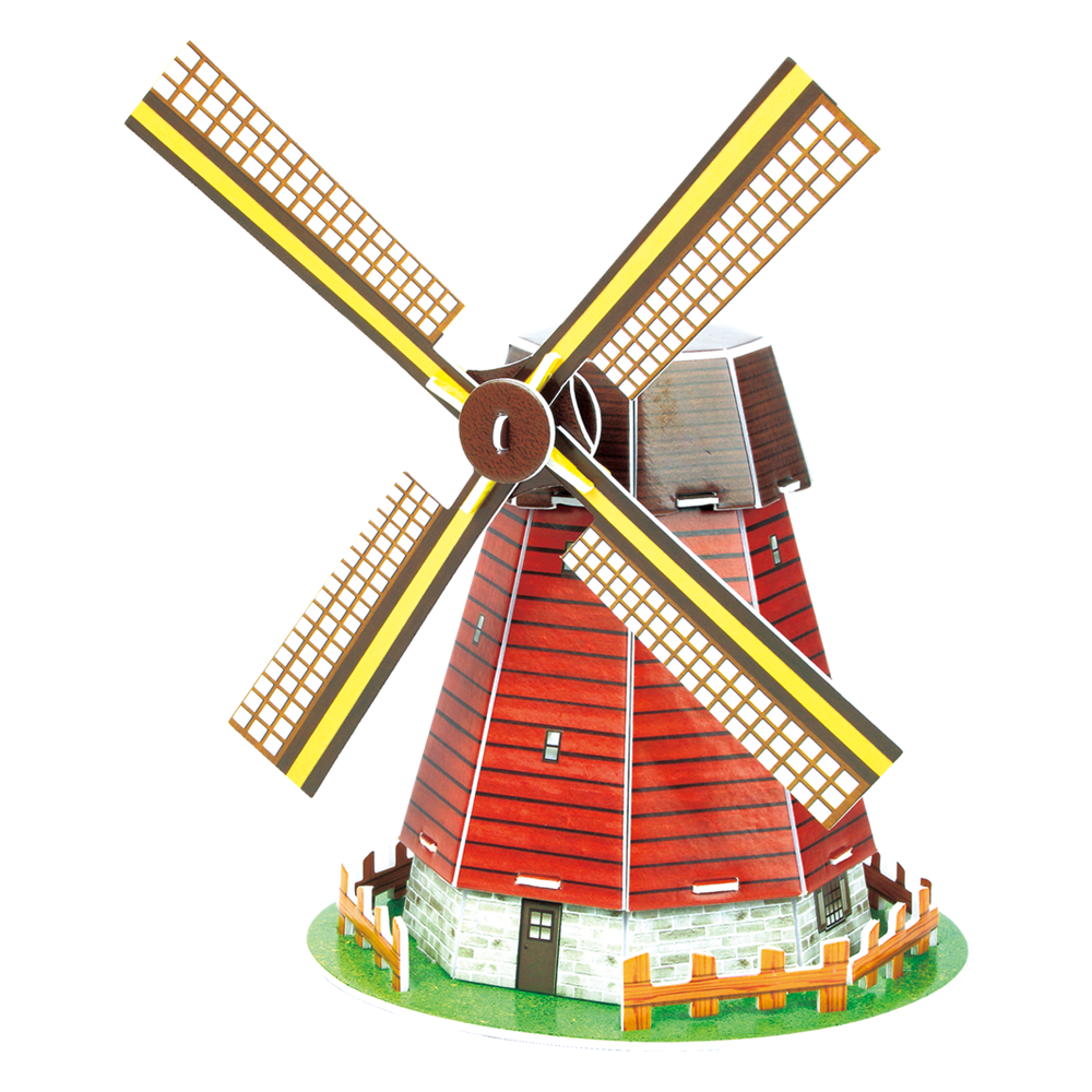 cubic-fun-s3005h-dutch-windmill-3d-puzzle-windm-hle image 2