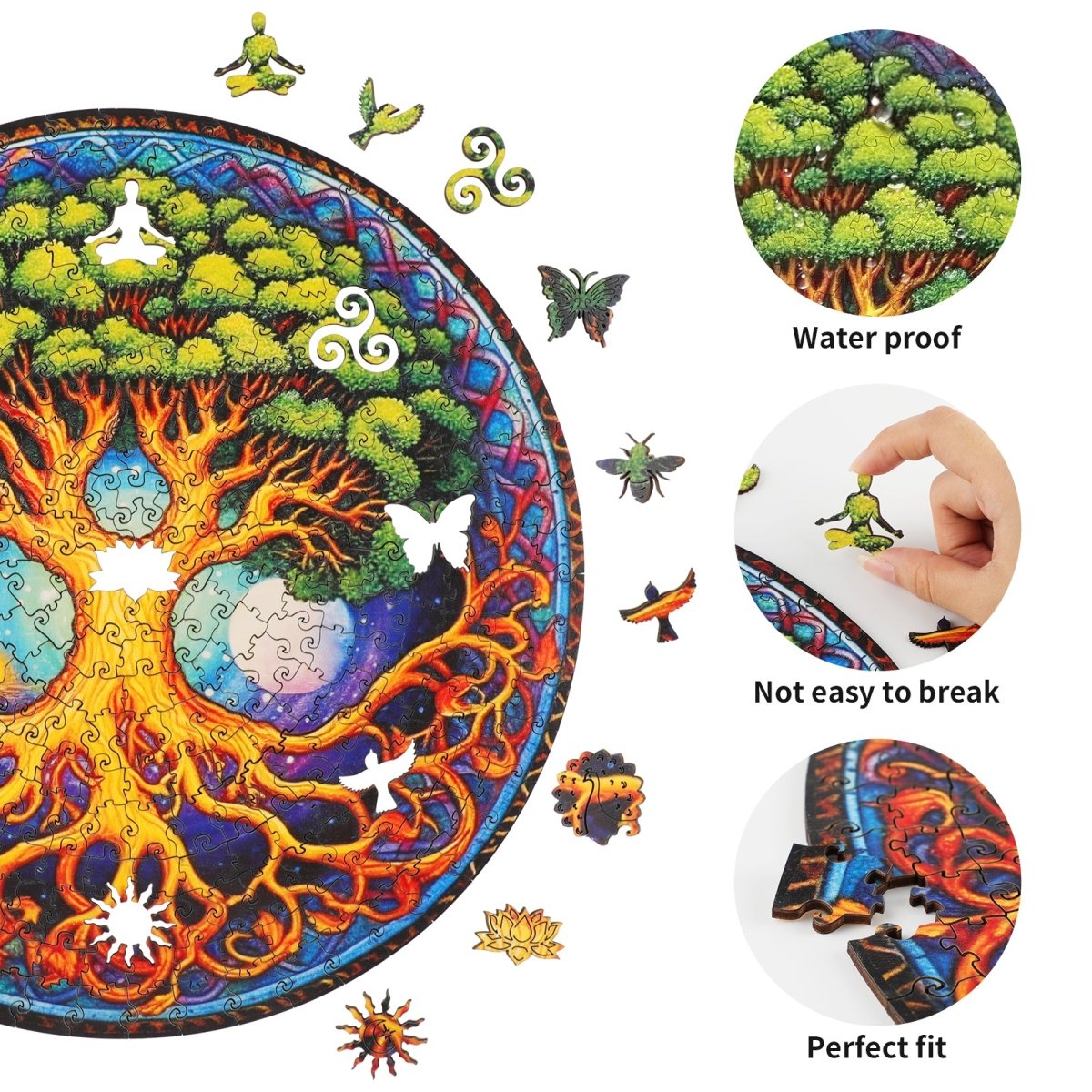 kaayee-tree-of-life-holzpuzzle-rund-small-pocket-escape image 2