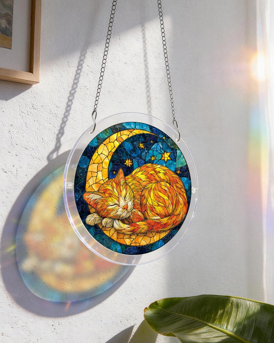 kaayee-suncatcher-starry-moon-cat-acryl-puzzle-medium image 5