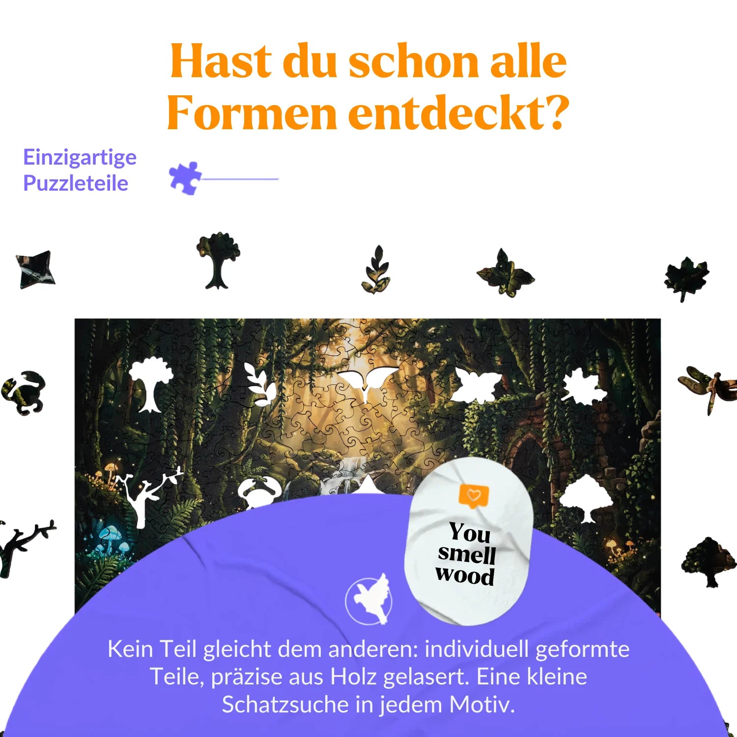 magicholz-mystischer-wasserfall-holzpuzzle-500-teile-landschaft image 2
