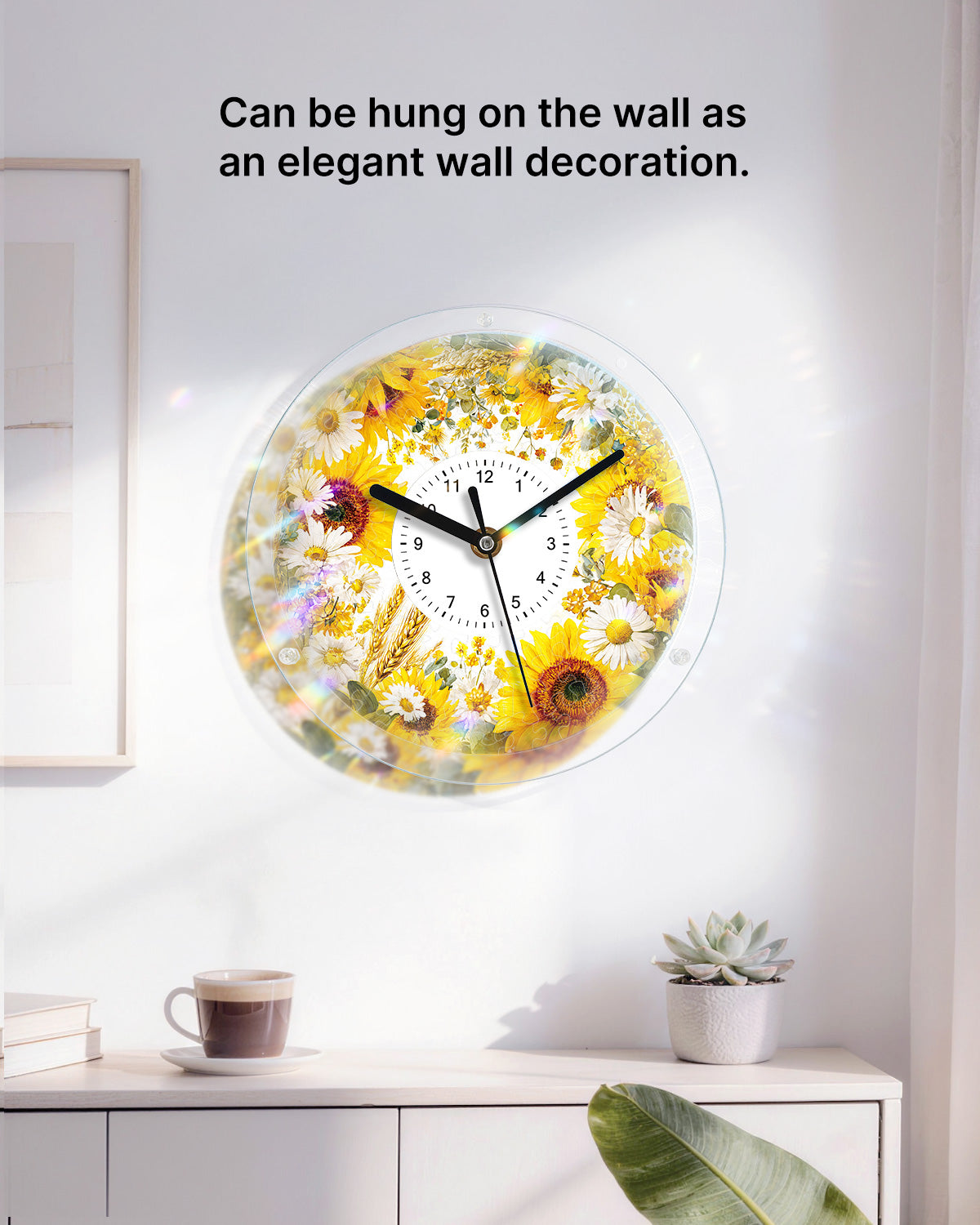 kaayee-clock-kit-sunflower-meadow-puzzle-uhr-regular-size image 4