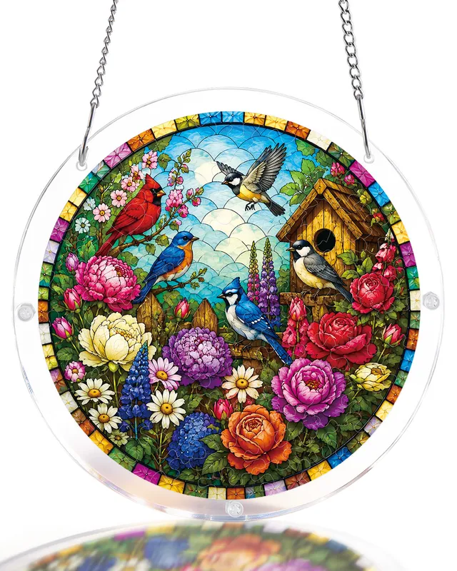 kaayee-suncatcher-garden-songbirds-fensterbild-small image 1