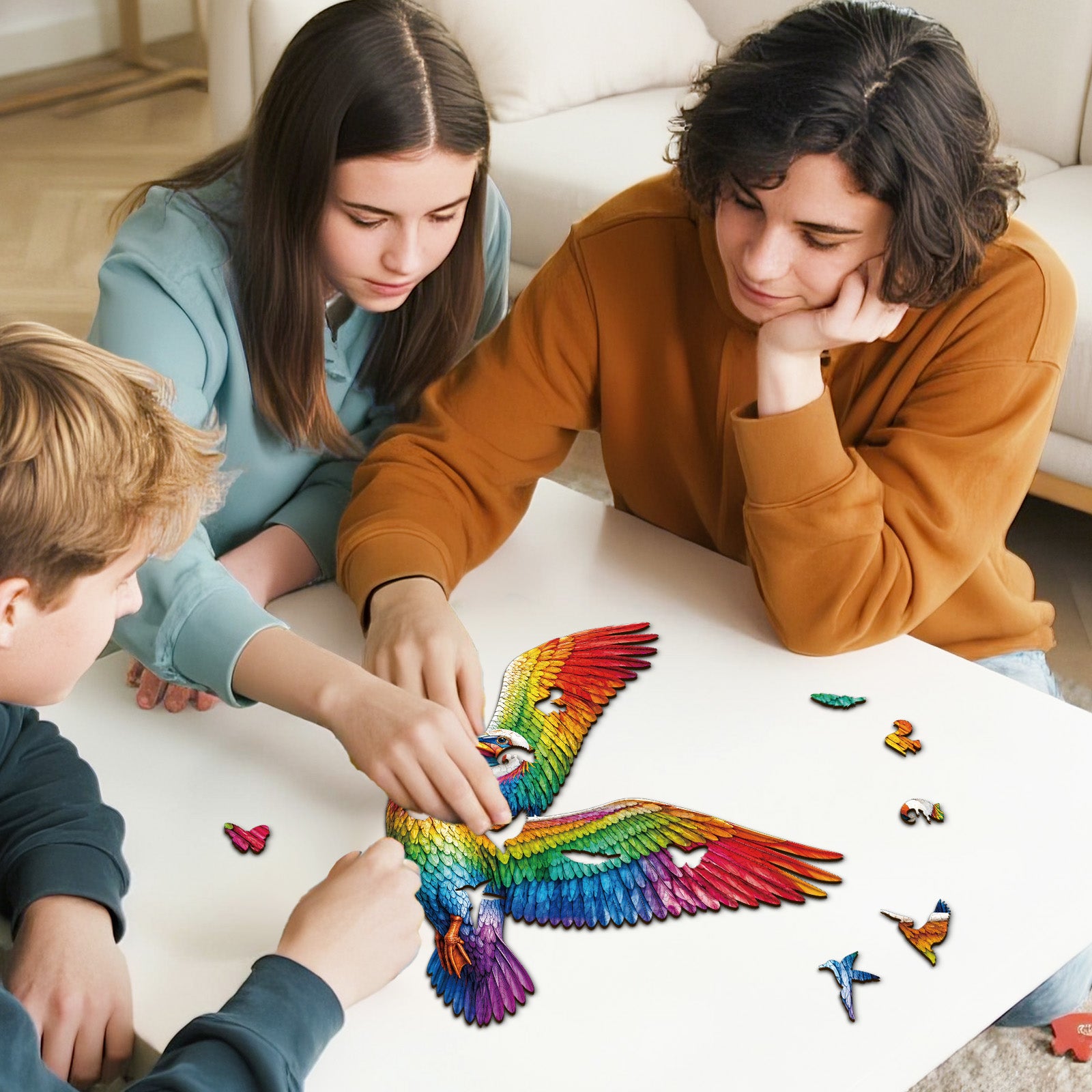 kaayee-wooden-rainbow-wings-holzpuzzle-medium-fl-gel image 7