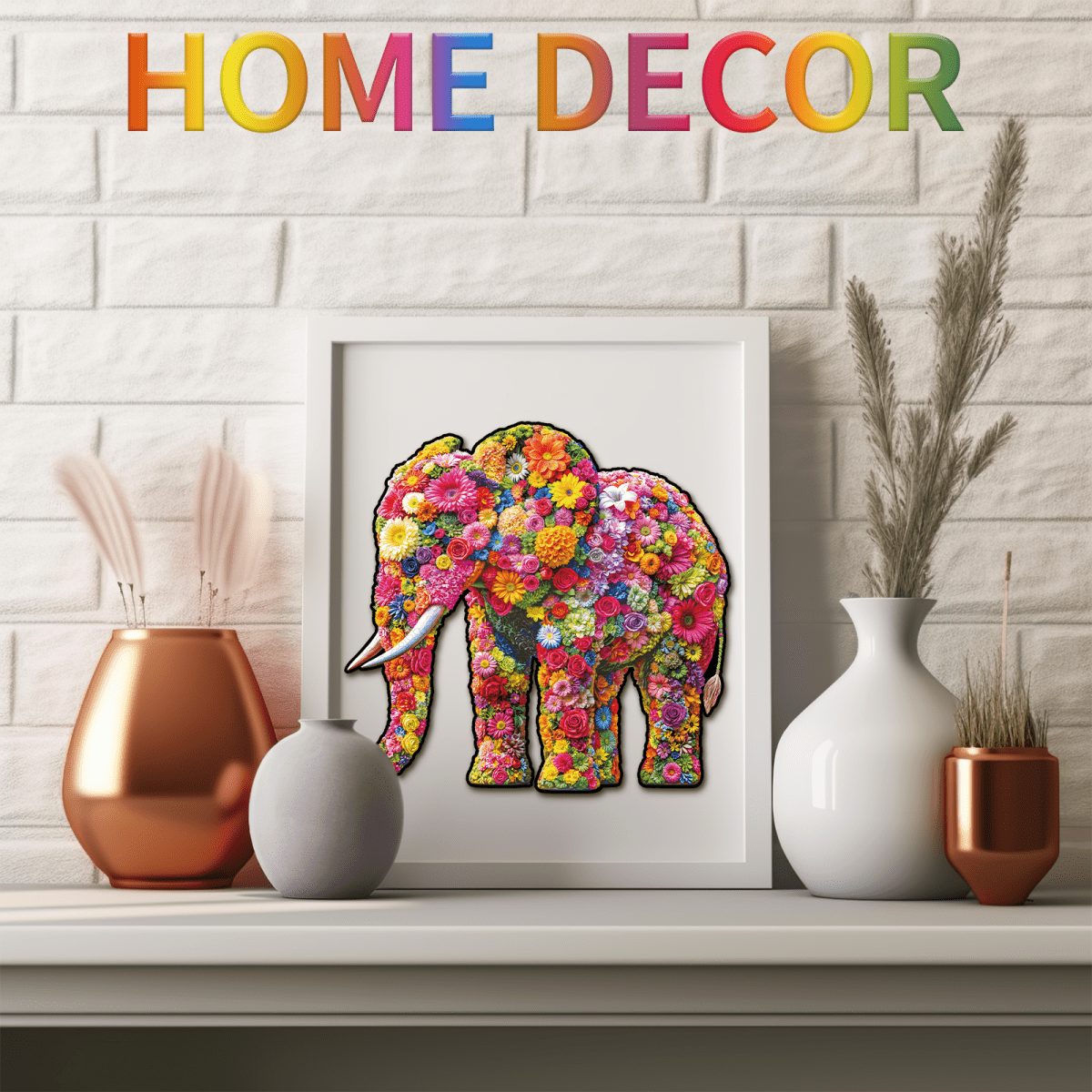 kaayee-flower-elephant-holzpuzzle-medium-mit-blumenmotiv image 6