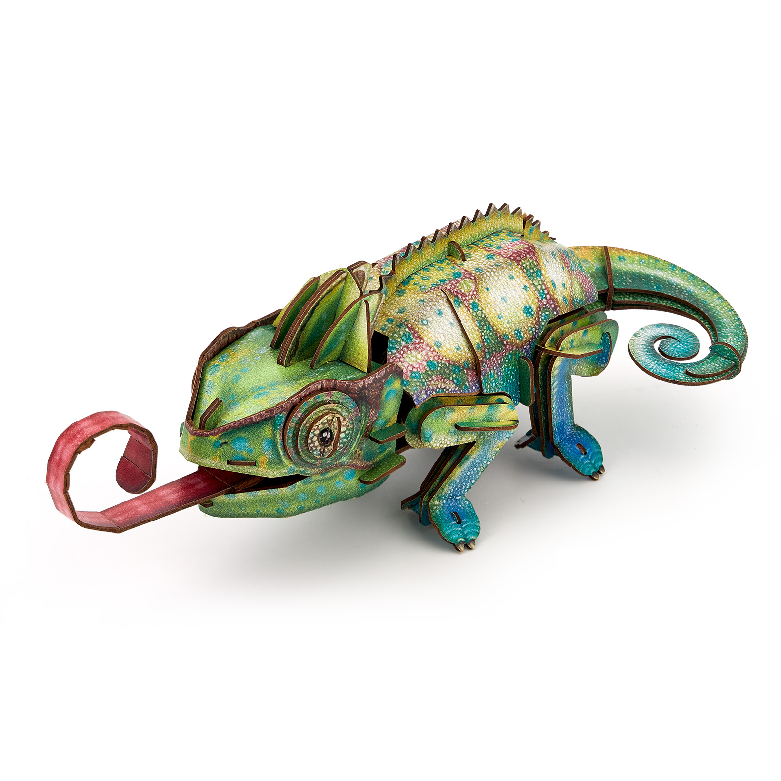 cubicfun-really-wild-animals-ds1186h-veiled-chameleon-3d-puzzle-tier image 2