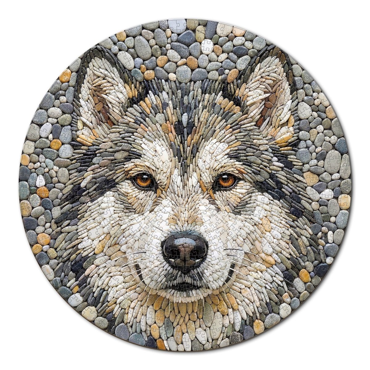 kaayee-stone-wolf-puzzle-1000-teile-eco-white-board image 1